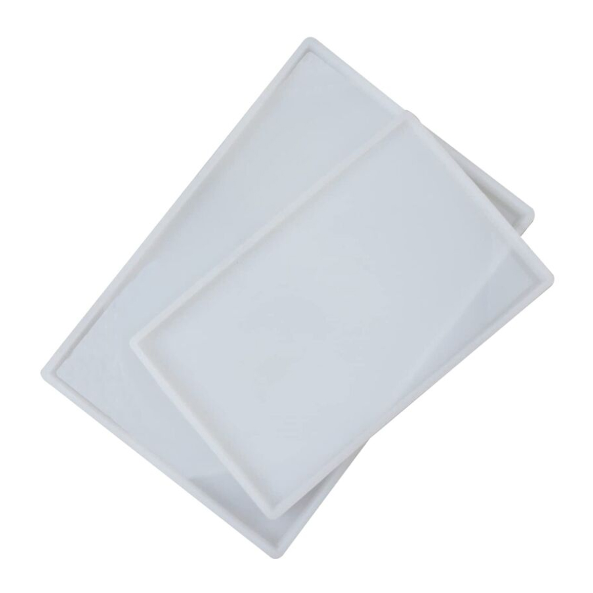 Harzform – Rechteckiges Silikon 15 X 25 Cm Und 20 X 30 Cm – Für Epoxidharz-gießen, Bastelarbeiten, Innendekoration – 2 Stück
