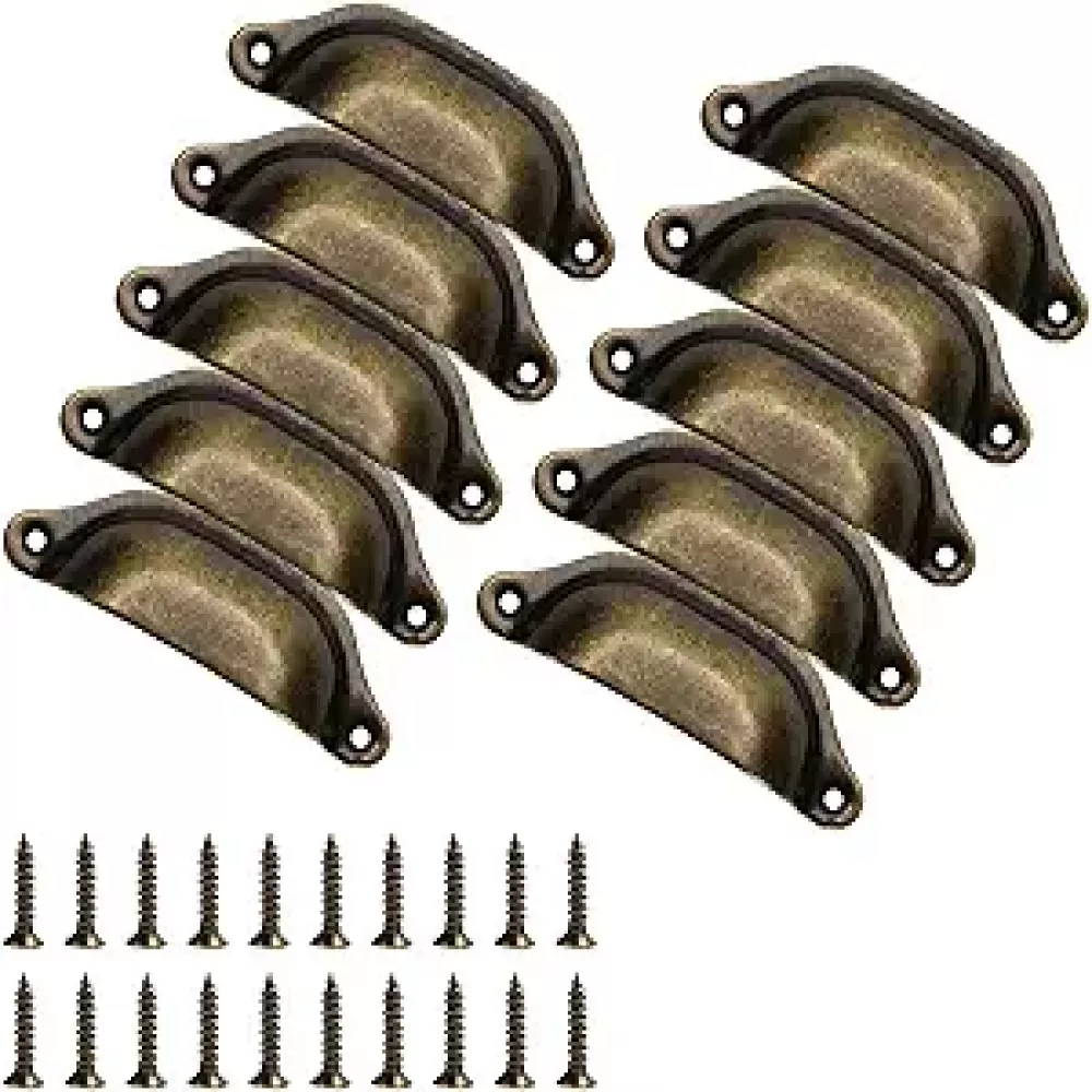 Türgriffe Für Schränke Und Regale – Antikbronze (10er-set) - Türgriffe Für Schränke Und Regale – Antikbronze (10er-set)