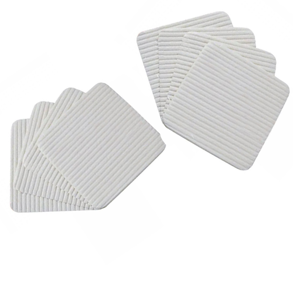 Neue Rutschfeste Teppichstopper Für Den Eingangsbereich – Quadratische, Abriebfeste Klebe-teppichbefestigungen Für Den Heimgebrauch (2er-set) – Cremeweiß – 100 X 100 X 2 Mm