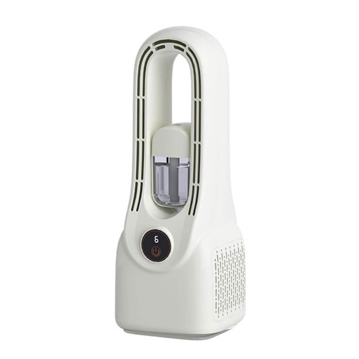 Tragbarer Luftkühler, 6-stufiger, Blattloser Ventilator, 150-ml-luftbefeuchter, Für Büro/schlafzimmer