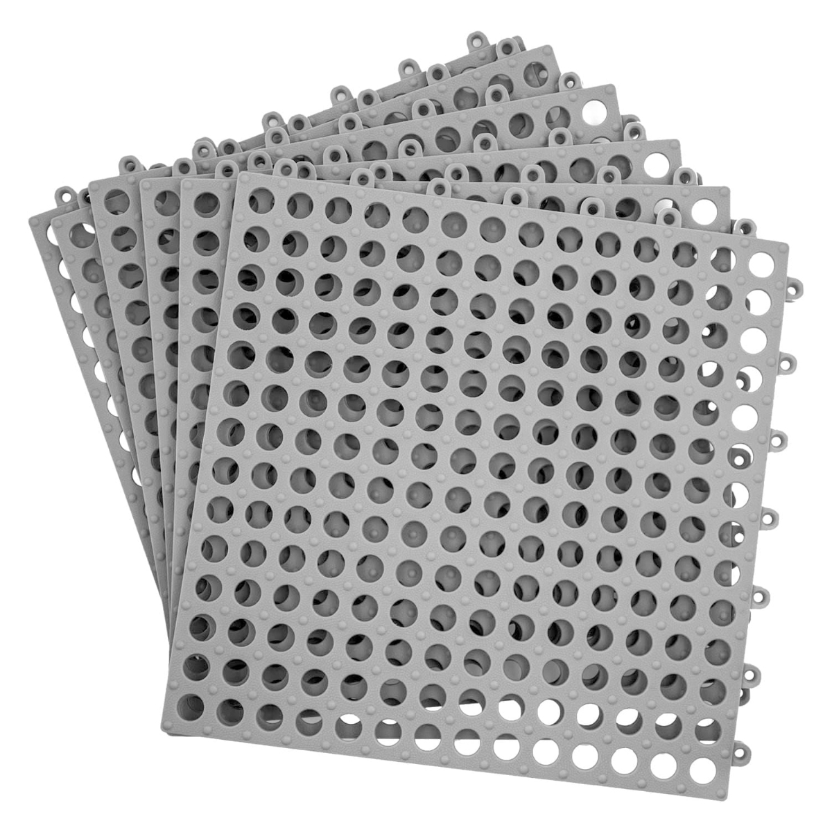 Set Mit 16 Duschrostfliesen, Rutschfest, Mit Wasserablauf, Flexibles Pvc, Für Badezimmer, Ebenerdige Dusche