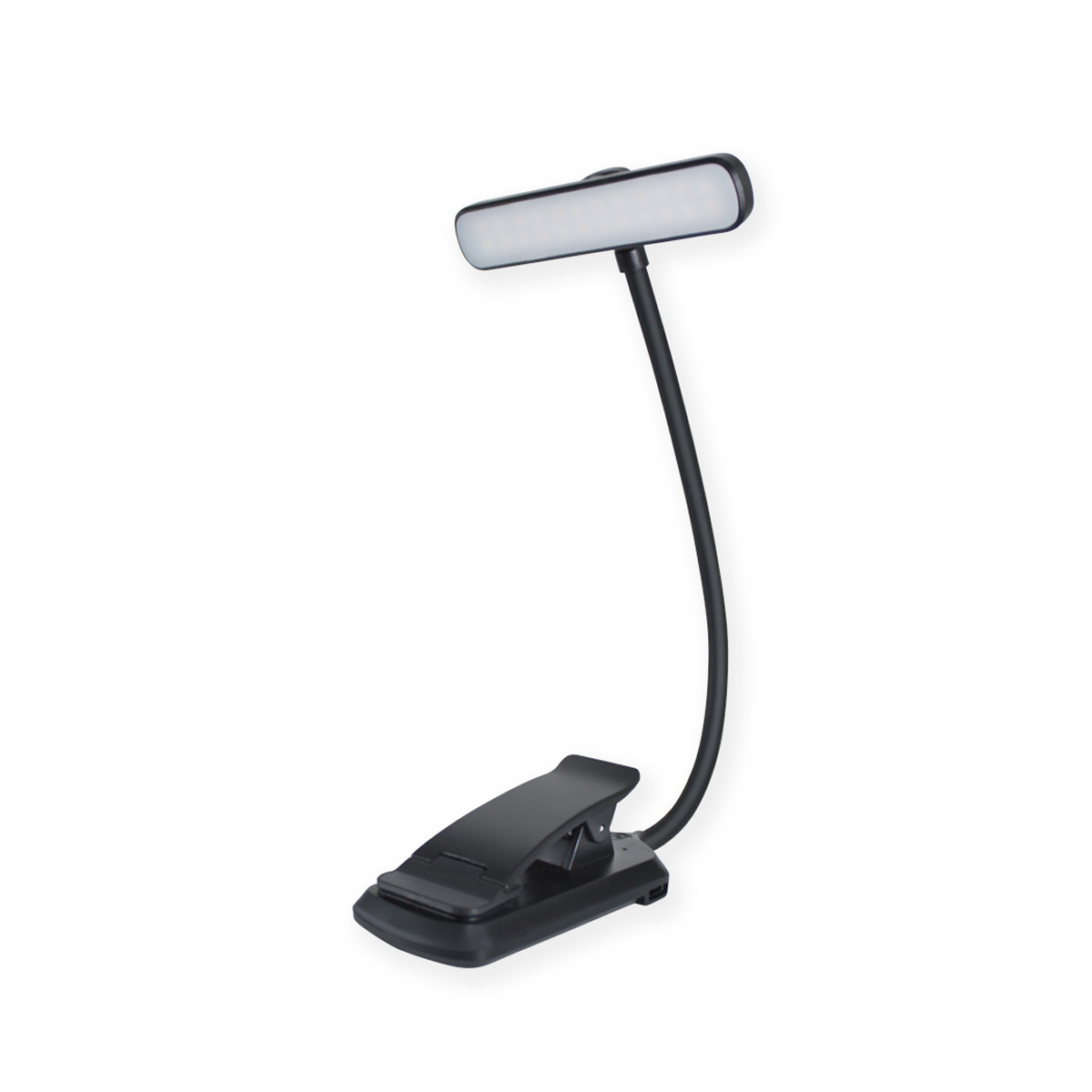 Drehbare Lern- Und Leselampe Mit 24 Leds, Augenschutz, Usb-ladefunktion, Buchclip Und Nachtlicht