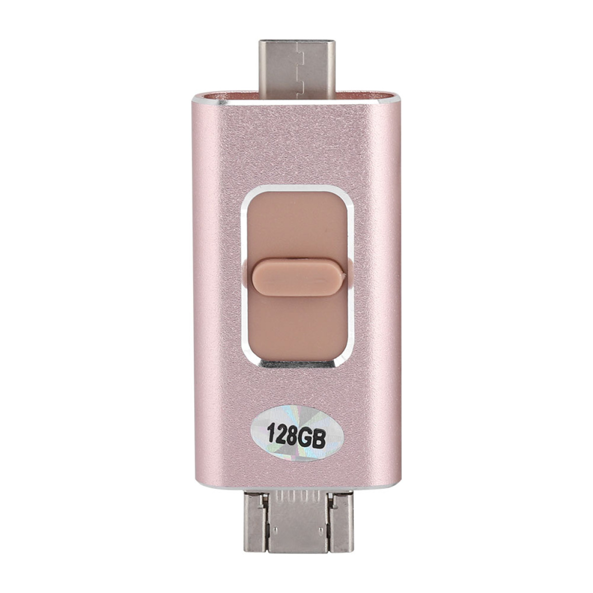 128 Gb 4-in-1 Usb-stick Typ-c/usb/lightning/usb-stick Kompatibel Mit Iphone/ipad/android (roségold)
