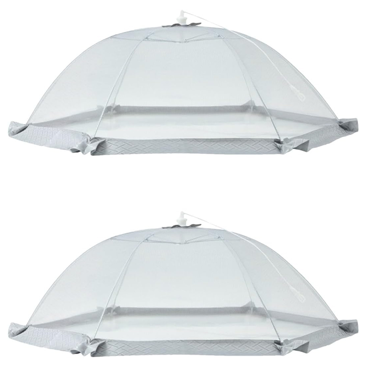 Lebensmittelabdeckung, Stahl-polyester-netzgewebe, Faltbar 60 Cm, Insekten- Und Fliegendicht, Für Picknicks, Camping, Partys