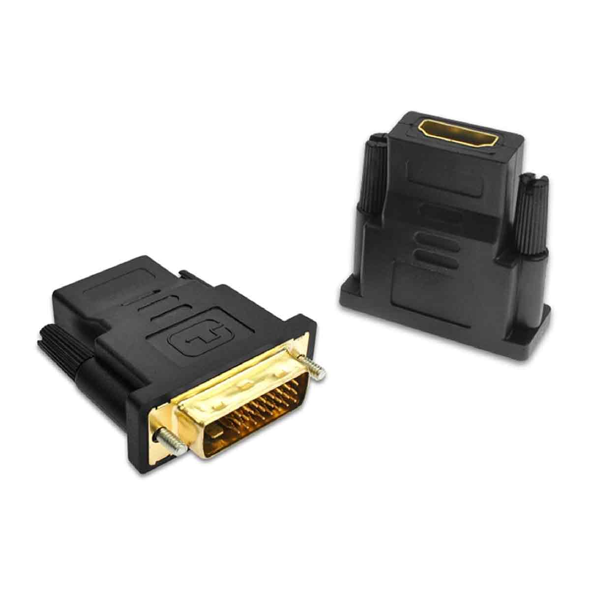 Adapter, Dvi Auf Hdmi, 1080p Full Hd, Vergoldeter Anschluss, Für Monitor, Fernseher, Konsole