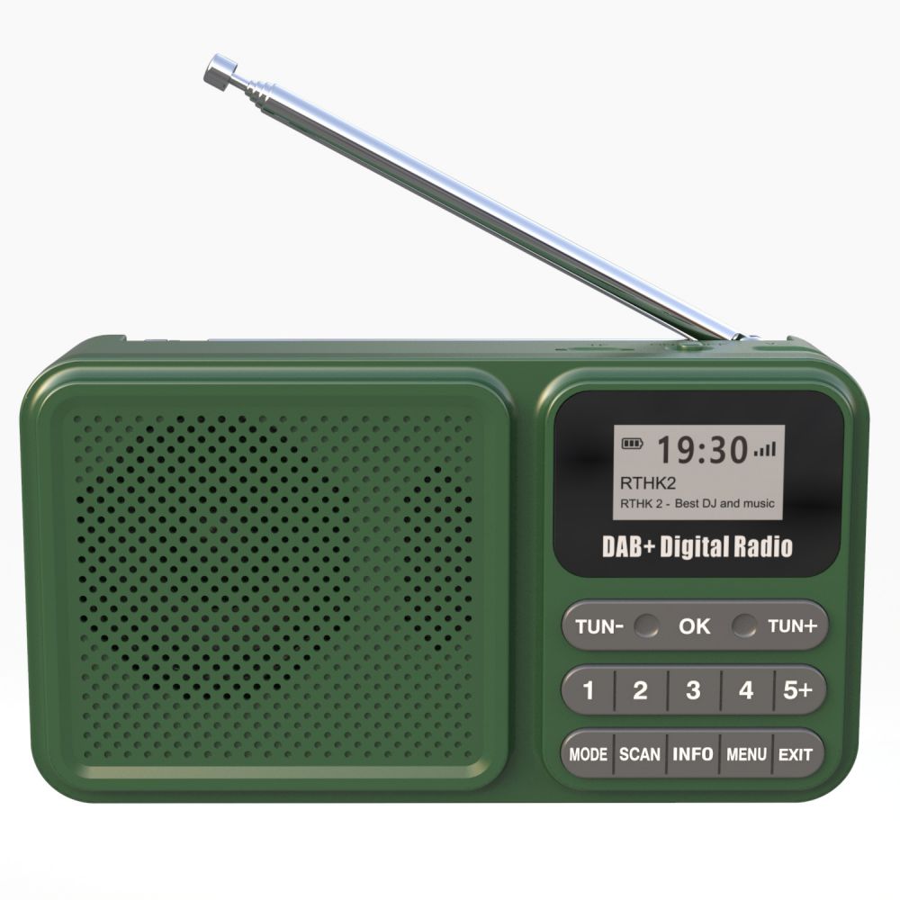 Tragbares Dab-radio, Dab+ Fm-radio Mit Bluetooth 5.0 Und 80 Senderspeicherplätzen, Küchenradio Mit Kabel- Oder 2200-mah-akkubetrieb, Kompatibel Mit Solarenergie Und Aufladung