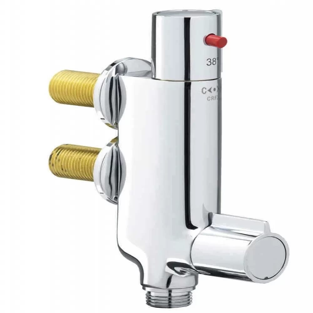 Vertikale Thermostat-mischbatterie V100 Für Duschkabine Im Wohnwagen, 45 Mm