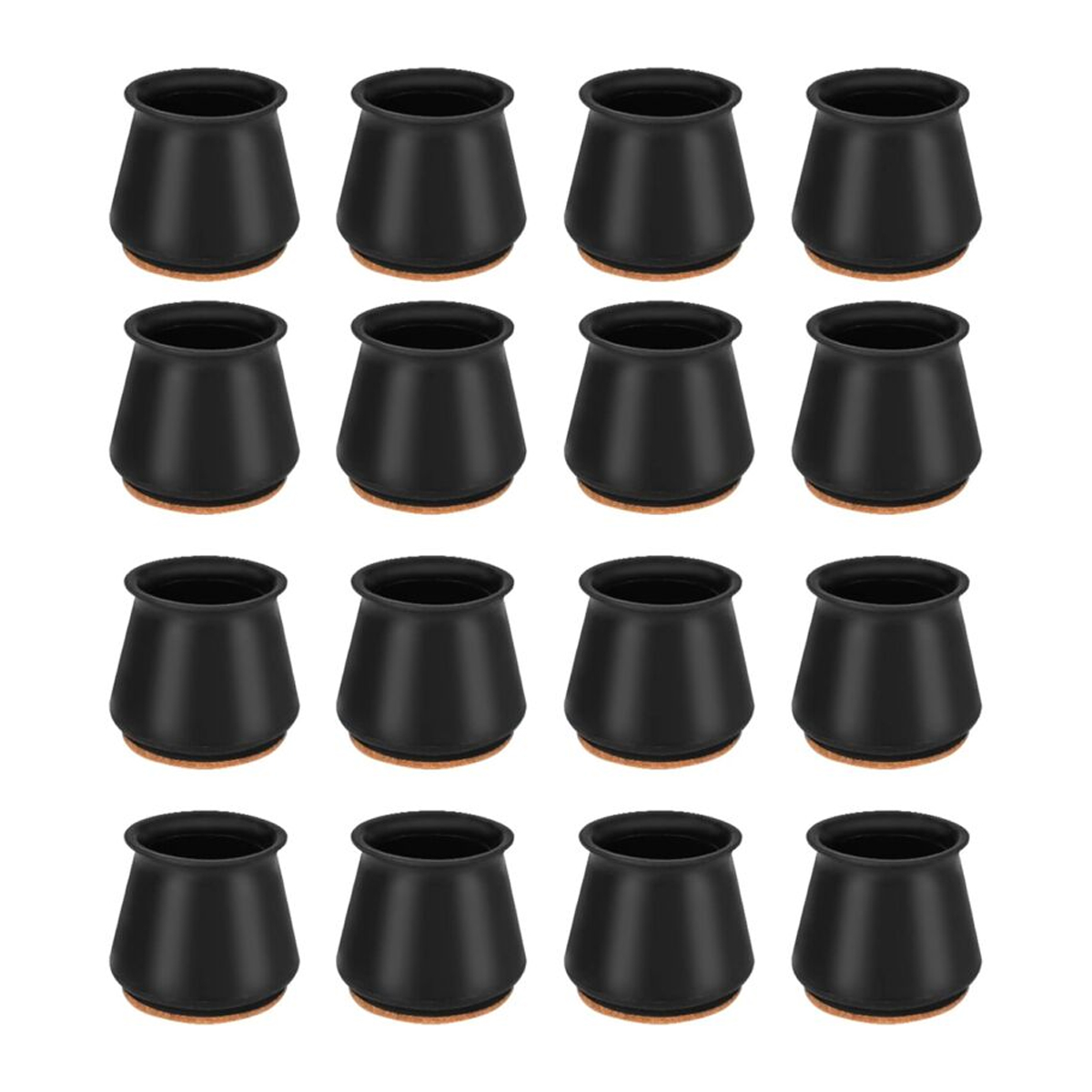 Stuhlbeinschoner, 16 Stück Silikon-stuhlbeinüberzüge, Stuhlbeinkappen, Büro- Und Stuhlbeinschoner, Runde Stuhlbeinkappen Für 25-30 Mm Runde Beine