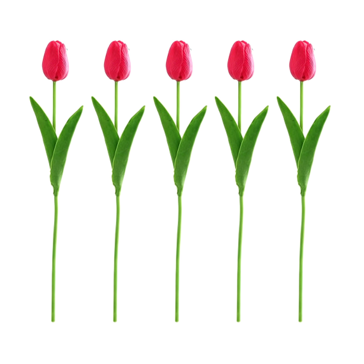 Künstlicher Tulpenstrauß (35 Cm) Aus Polyurethan (pu), Ideal Für Diy-hochzeitsdekorationen, Fotoshootings Und Andere Florale Kreationen. Leuchtende Farben. Perfekt Für