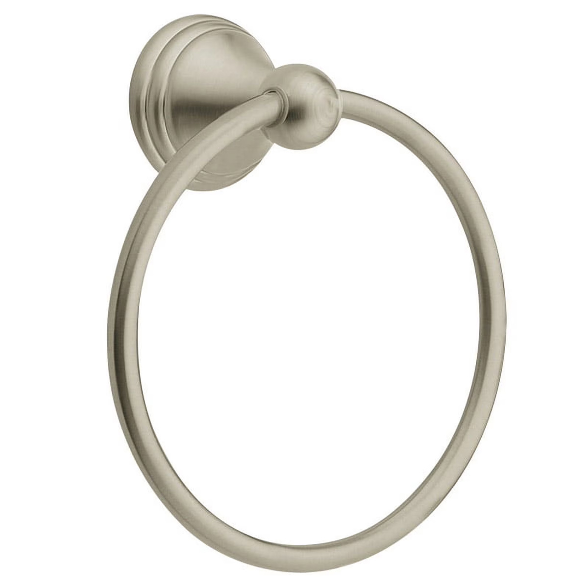 Der Handtuchhalter Moen Preston In Gebürstetem Nickel Dn8486bn Ermöglicht Das Schnelle Und Einfache Aufhängen Und Abnehmen Von Handtüchern.