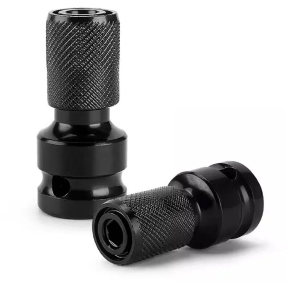 Schlagschrauber-bits. Adapter Für Schlagschrauber: 1/2"-vierkant Auf 1/4"-sechskant.