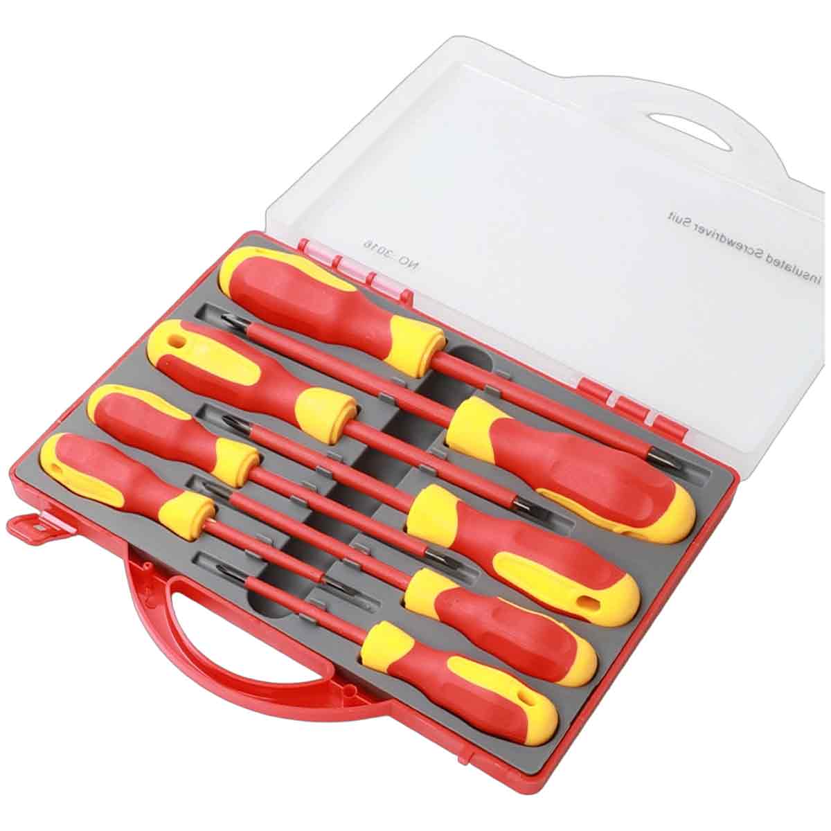 Hemoton 8-in-1 Isoliertes Schraubendreher-set, Präzisions-handwerkzeug Für Reparaturen, Aus Chrom-vanadium-legierungsstahl, Verschiedene Farben