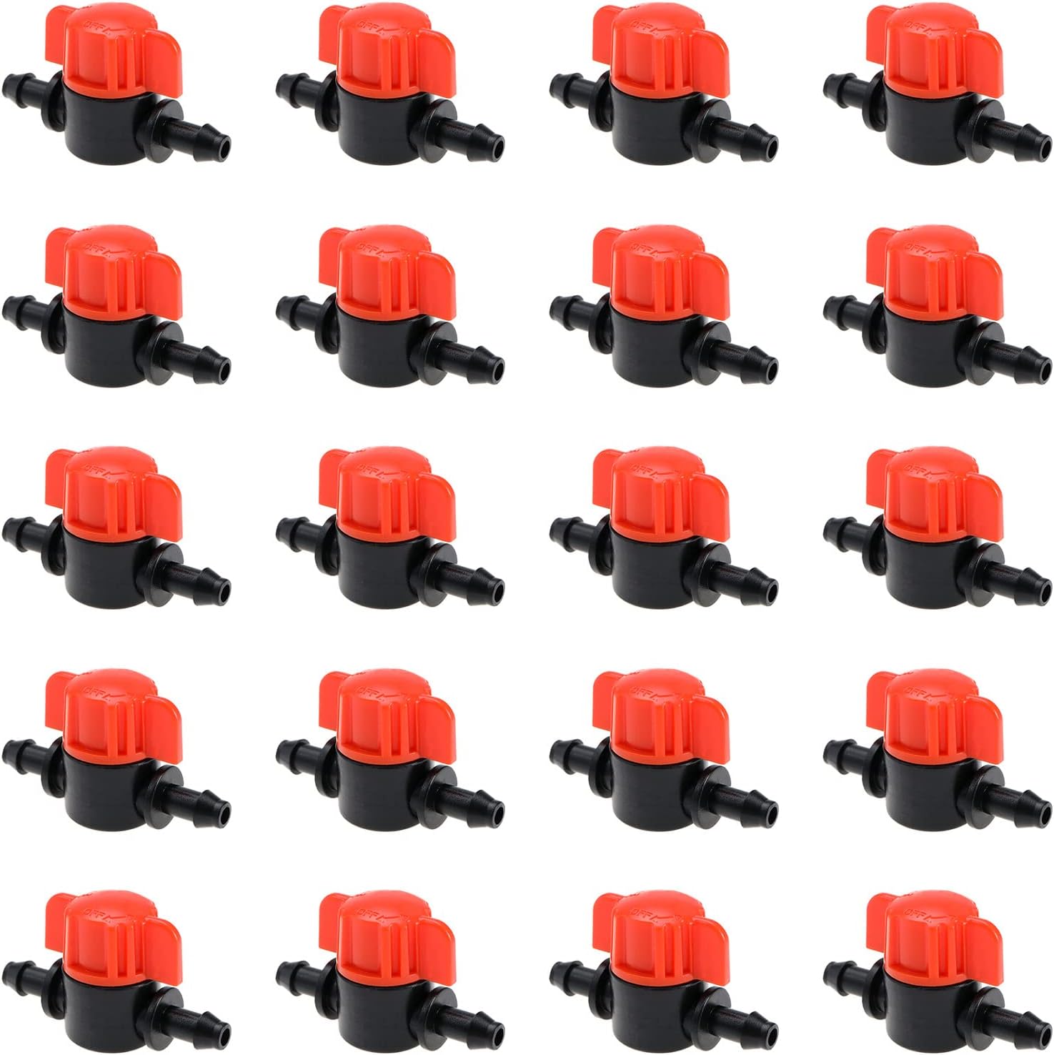 20 Fittings Für Kapillarschläuche Zur Bewässerung Und 47 Mini-doppelrohr-endventile Für Kapillarschläuche (weite Öffnung)