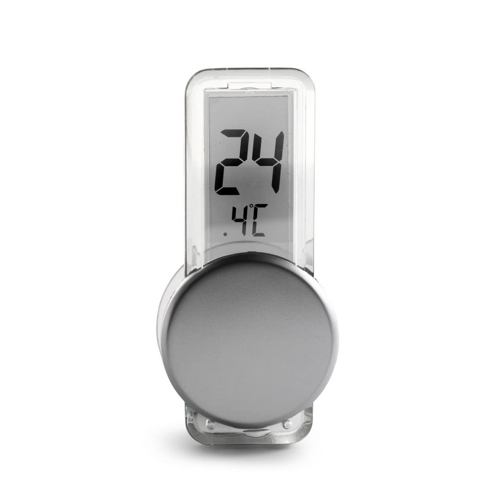 Mini-fensterthermometer, Lcd-anzeige, Saugnapf, Messbereich -20 °c Bis 50 °c, Für Den Innenbereich