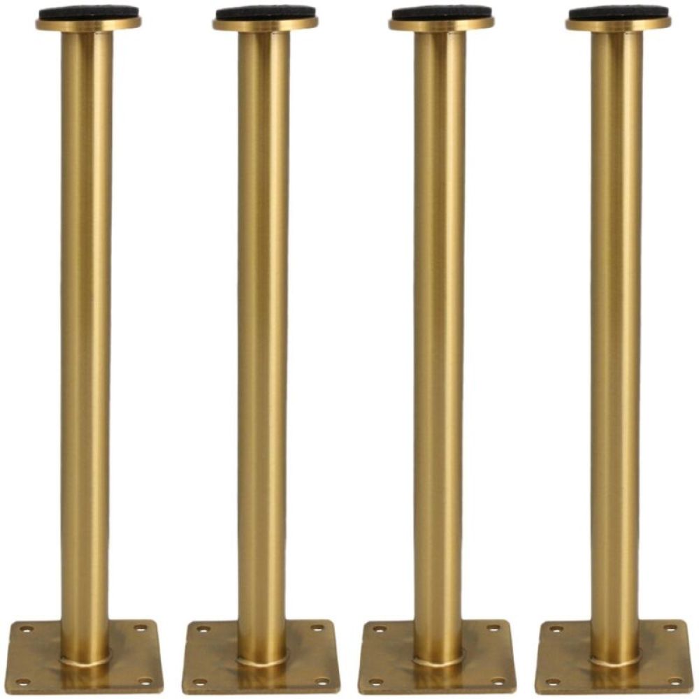 Höhenverstellbare Möbelfüße Aus Edelstahl, 25 Cm – Höhenverstellbar 0-2 Cm – 4er-set – Für Tische Und Schränke –