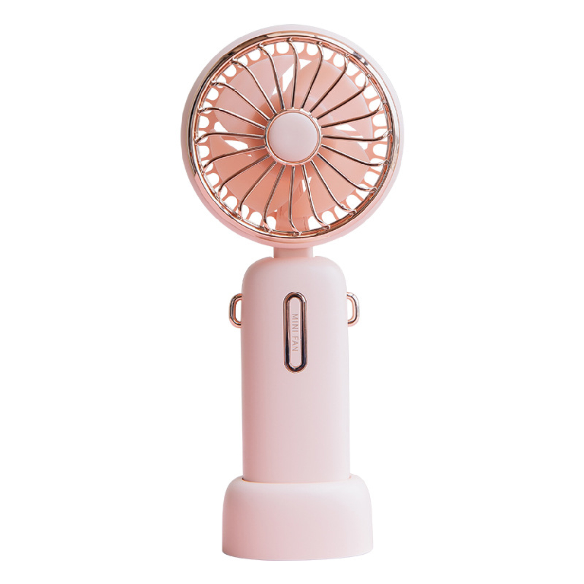 Mini-usb-ventilator Mit 3 Windgeschwindigkeiten, Wiederaufladbar, Geräuscharm, Für Den Schreibtisch Geeignet, Ideal Für Homeoffices