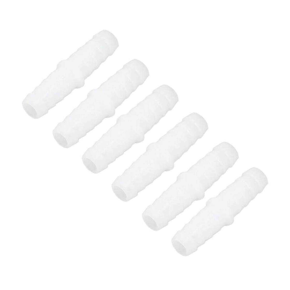 10 Stück Kunststoff-schlauchverbinder, 6 Mm Gerader Gleichschenkliger Spleißer Mit Widerhaken, Verbindungsstück, Adapter Für Pumpenschlauch (6-6 Mm Direkt)