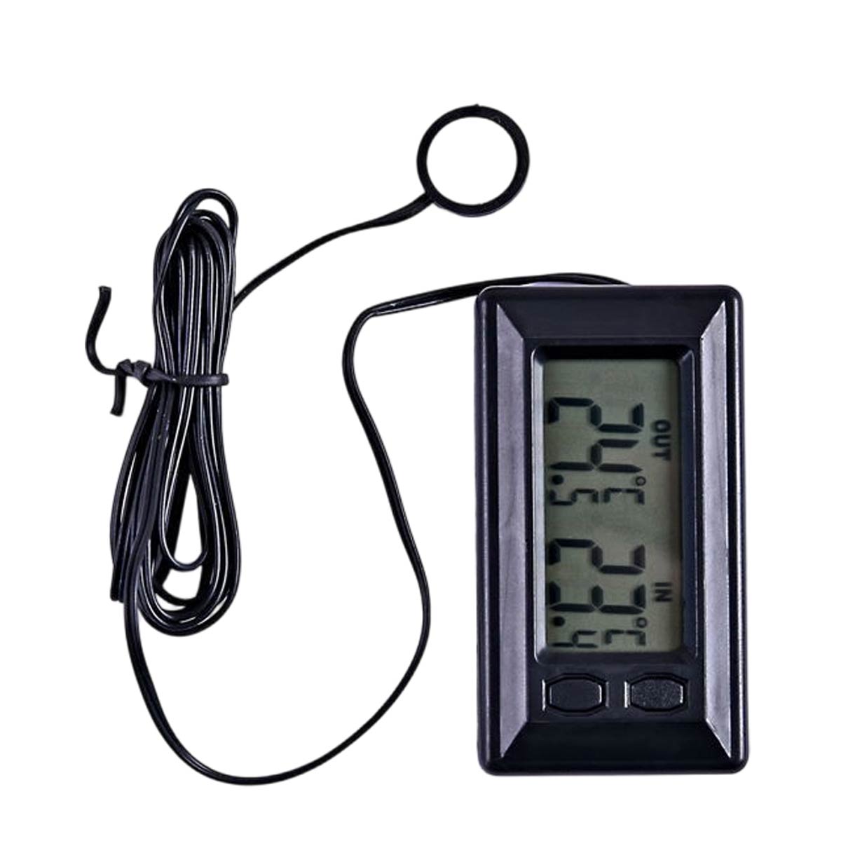 Auto-innen-/außenthermometer, Digitales Lcd-display, 1,5 M Kabel, Für Fahrzeugtemperatur