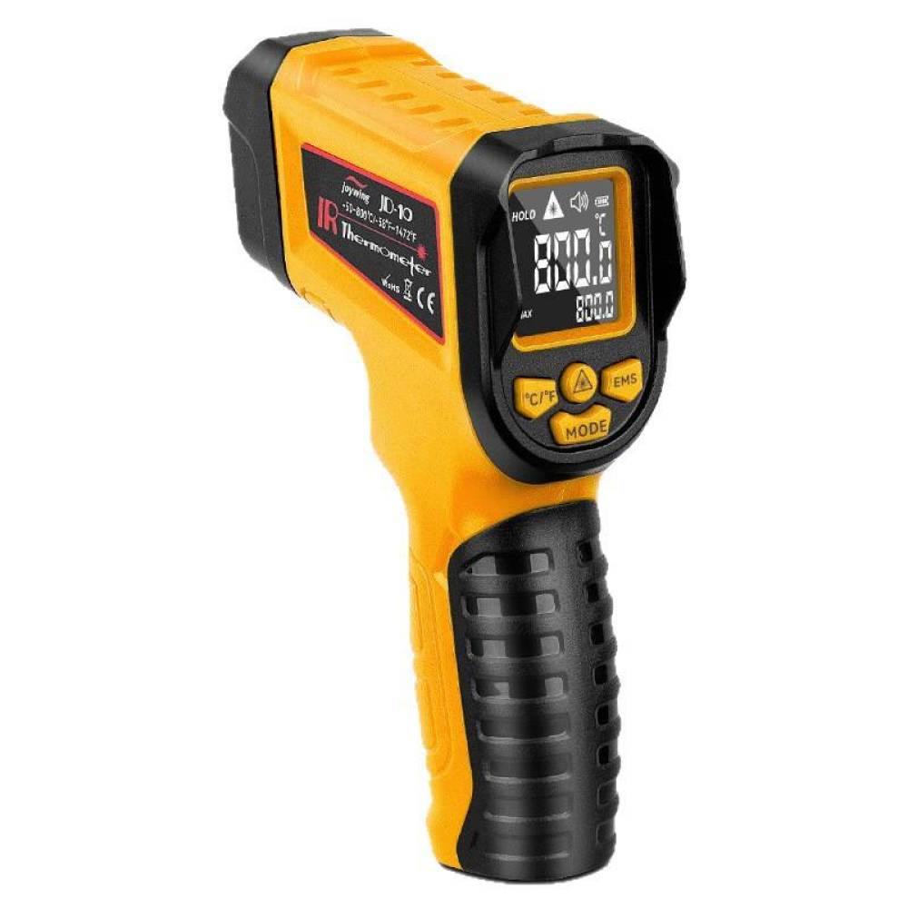 Infrarot-thermometerpistole, -50 °c Bis 800 °c, Hochpräziser, Berührungsloser Laser-temperatursensor Mit Hintergrundbeleuchtetem Lcd-display, Für Kochen, Grillen, Kfz-bereich Und Industrielle Anwendun