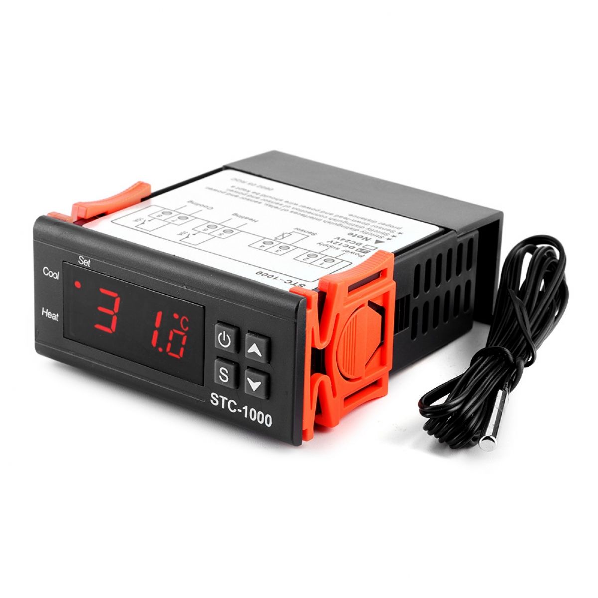 12–24 V Universal-digital-temperaturregler Stc-1000 Mit Sensor Für Indoor-brauerei-inkubatoren (heizung/kühlung)
