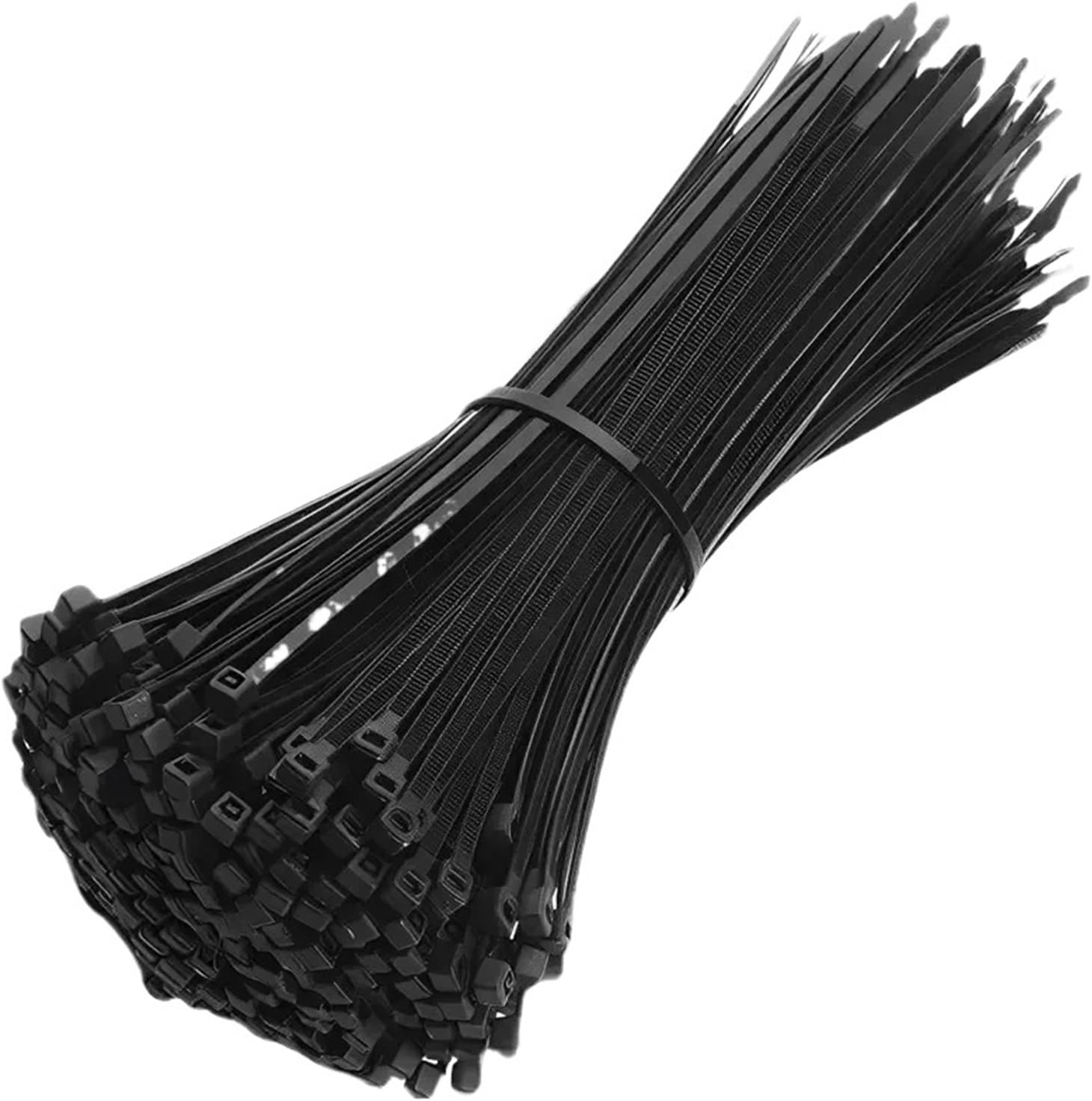 500 Stück Kabelbinder, 200 Mm X 2,5 Mm, Professionelle Kabelbinder, Nylon-kabelbinder, 200 Mm Kabelbinder, Schwarz