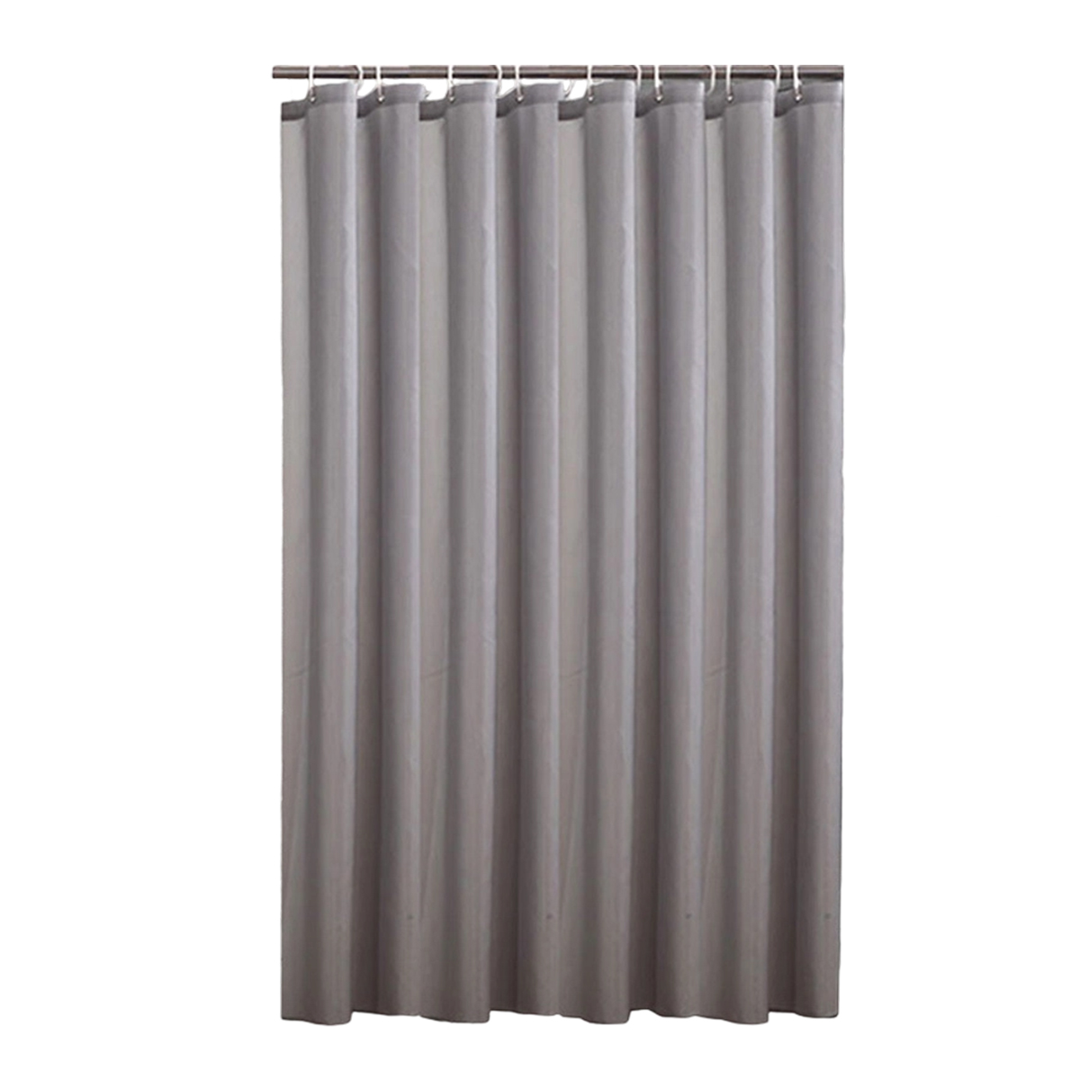 Duschvorhang, Wasserdichtes Polyester, Schimmelresistent, Beschwerter Saum, Maschinenwaschbar, Badezimmer