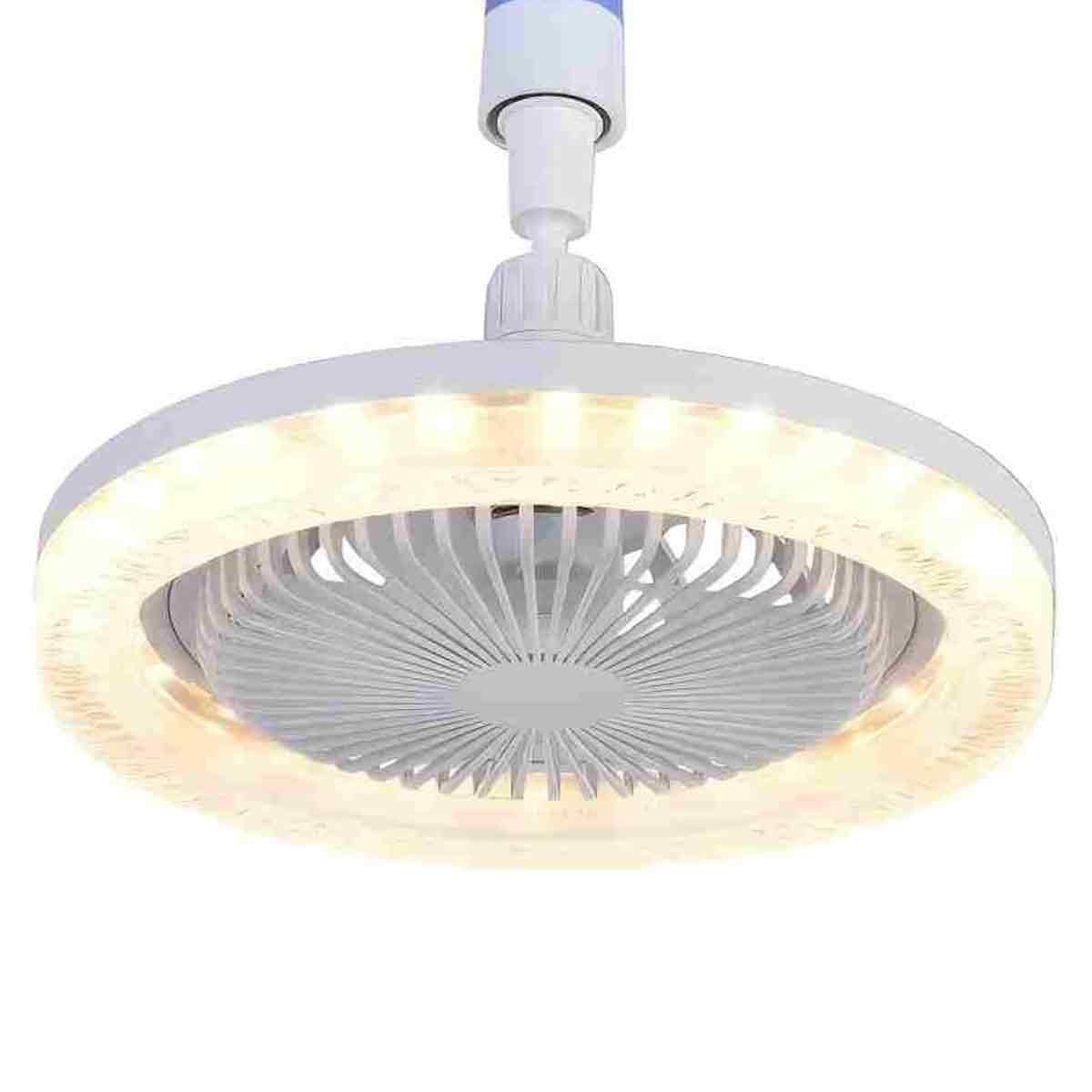 Deckenventilator Mit Integrierter Led-beleuchtung Und Fernbedienung. Kleiner Ventilator Für Küche, Wohnzimmer Und Schlafzimmer – 30 W