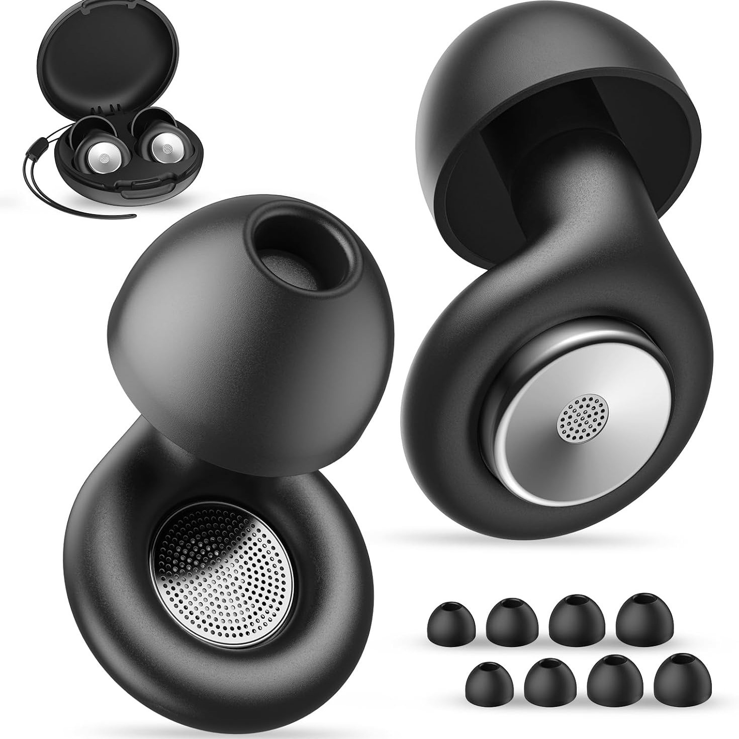Hochleistungs-silikon-ohrstöpsel Zum Schlafen, Geräuschdämpfend – In-ear-design Zur Geräuschreduzierung