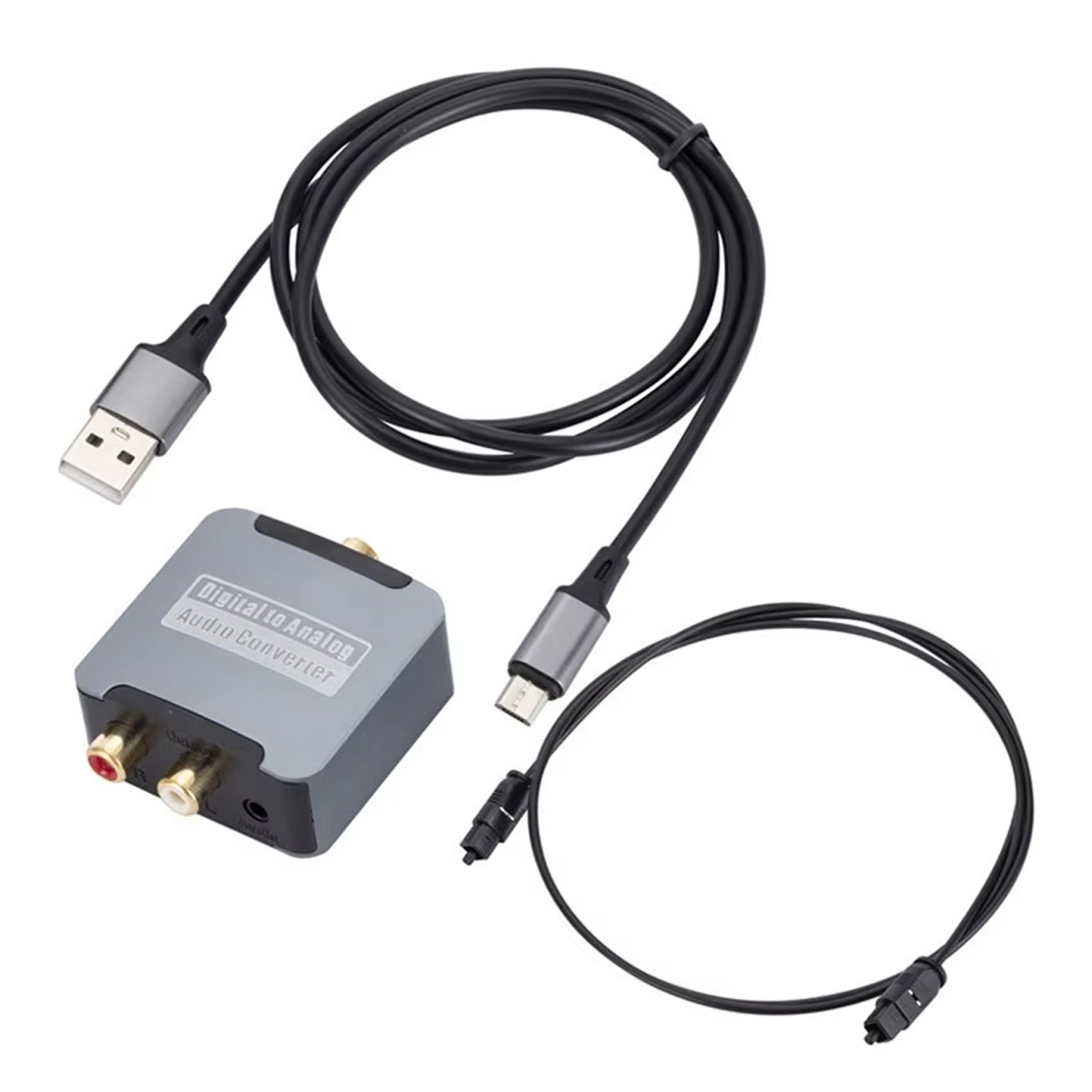 Optischer Koaxial-audio-konverter Für Digitales Fernsehen: Spdif-audioausgang Auf Lotus 3,5 Mm.