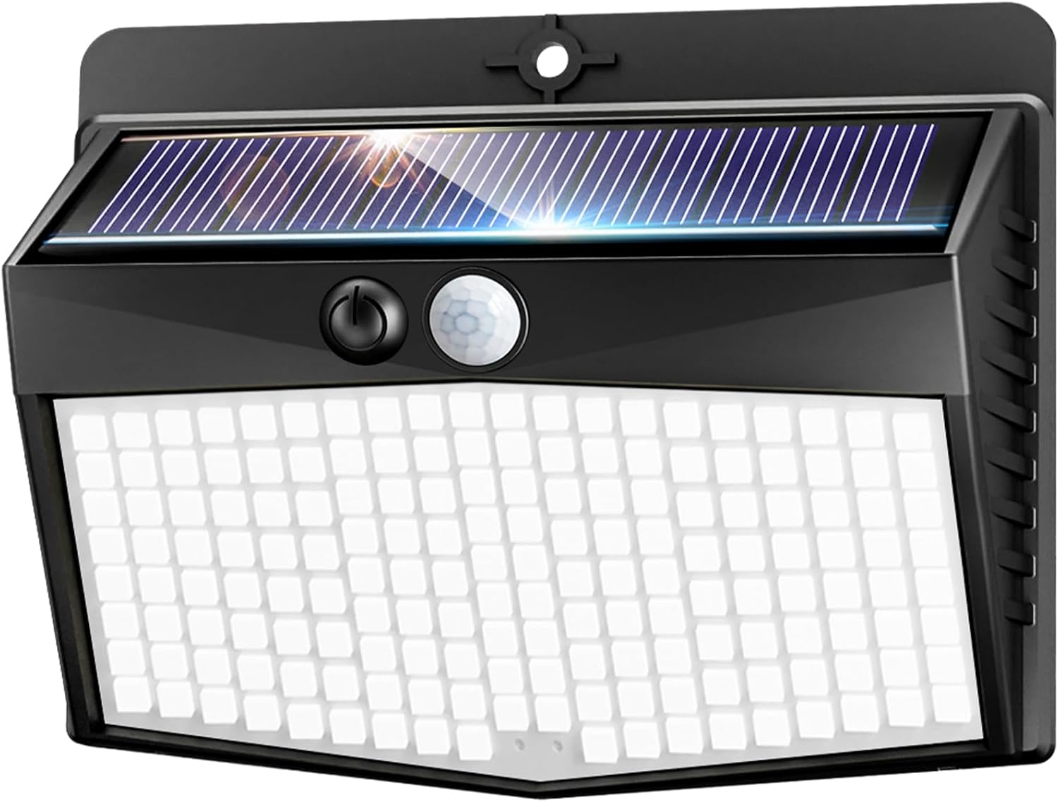 Solar-außenleuchte Mit Bewegungsmelder, 168 Leds, 3 Modi, Ip65 Wasserdicht, Solar-led-gartenleuchte