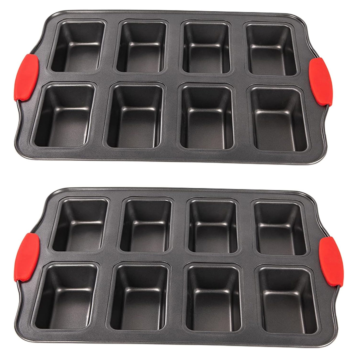 Mini-kuchenform Zum Selbermachen, 8-teilig, Aus Kohlenstoffstahl, Antihaftbeschichtet, Für Kekse Und Mousses. Backutensil Aus Kohlenstoffstahl.