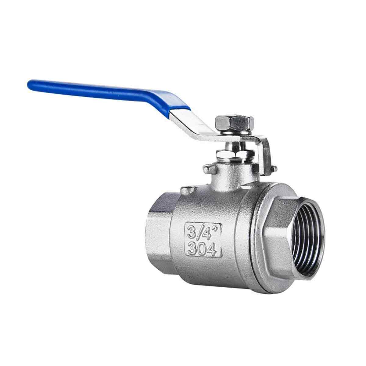Vanne À Sphère 2 Pouces Dn50 Acier Inoxydable 304 Filetage Femelle Wog 1000 Psi