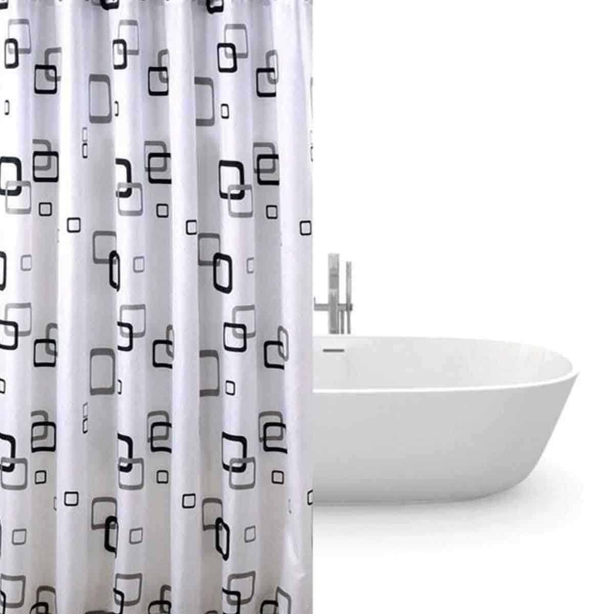 Wasserdichter Duschvorhang, 180 X 220 Cm, Geruchlos, Schimmelresistentes Polyester, Modernes Badezimmer