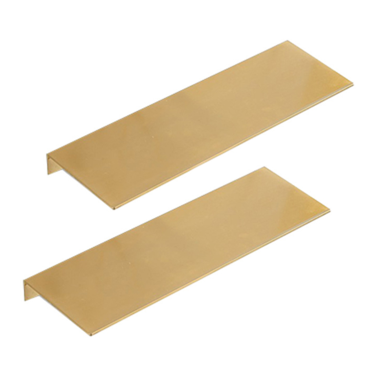 2er-set Wandregale/duschregale – Gebürstetes Gold-aluminium, Wasserfest, Montage Ohne Bohren, Geeignet Für Bad, Küche Und Wohnzimmer, 30 X 12 Cm