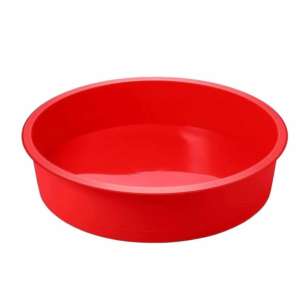 Runde Silikon-kuchenform, 26 Cm Durchmesser, Einteilige Kuchenform, 10 Zoll Durchmesser, Silikon-backform Für Kuchen Und Desserts.