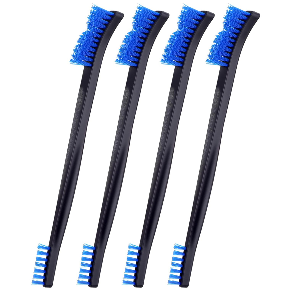 4-teiliges Set Doppelseitiger Nylon-reinigungsbürsten, Kleines Set Multifunktionaler Reinigungsbürsten, Fugenreinigungswerkzeug Für Küche, Schmuck Und Kleine Gegenstände