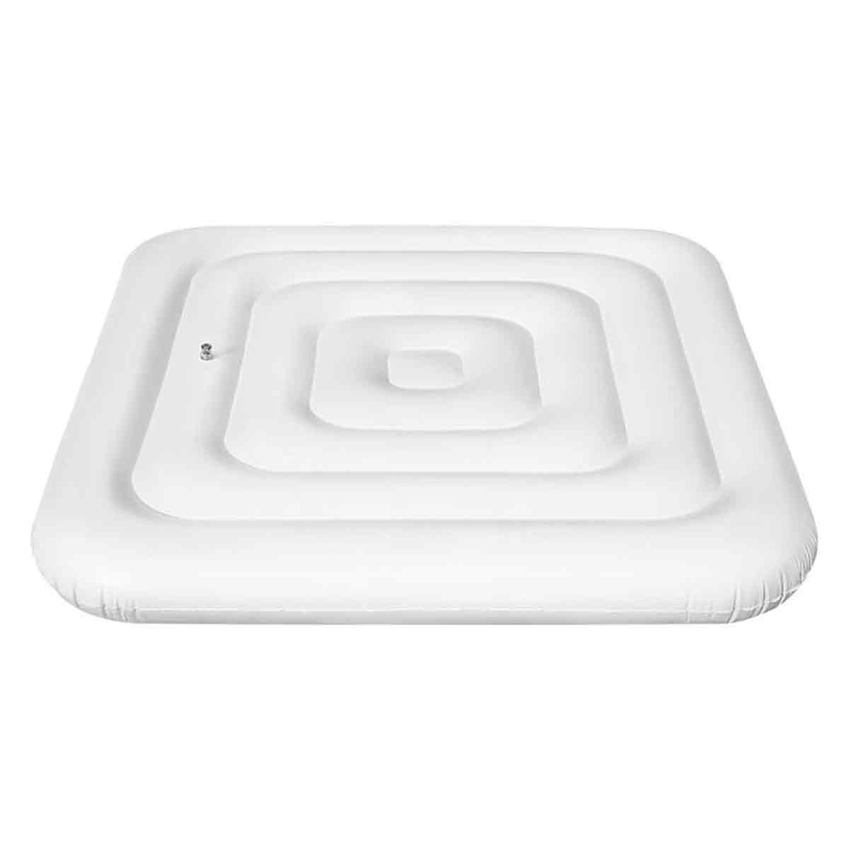 Aufblasbare Whirlpoolabdeckung – 165 Cm X 165 Cm – Dickes, Wetterfestes Pvc – Schnellaufblas-/ablassventil – Für Wärmespeicherung – 1 Stück