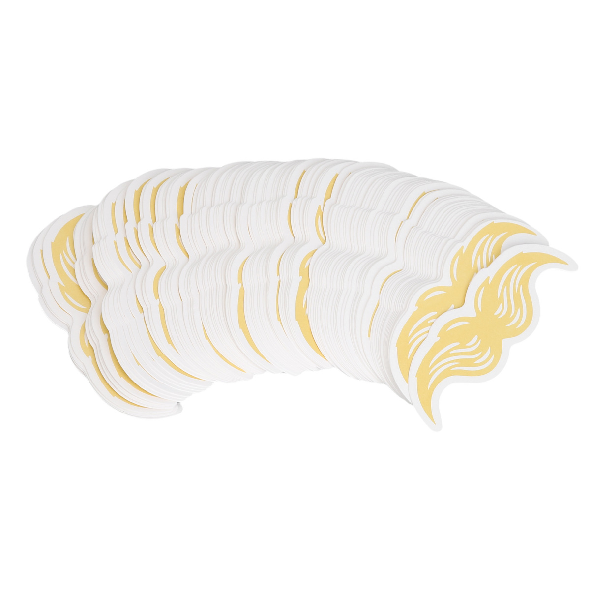 100 Stück Duftteststreifen In Schnurrbartform Zur Schnellen Klassifizierung Und Zum Riechen Ätherischer Öle Für Die Aromatherapie, 100 X 30 Mm