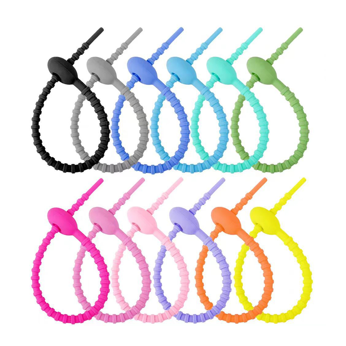 15 Cm Lange, 10 Stück Lebensmittelkordel – Fleischbinder, Lebensmittelbinder, Gemüsebinder, Grillbinder, Wiederverwendbare Kabelbinder, Silikon-lebensmittelkordel