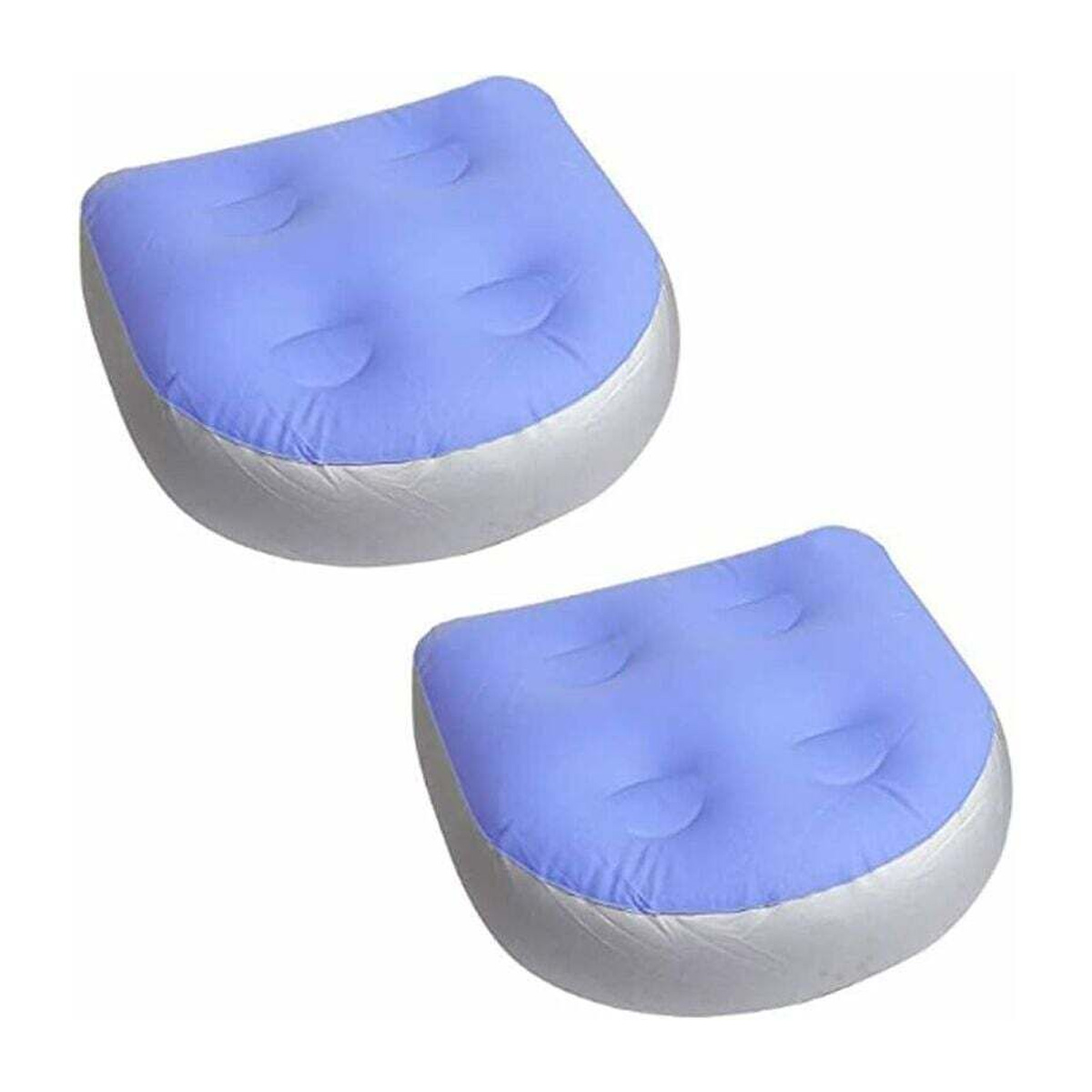 Set Mit 2 Aufblasbaren Kissen Für Whirlpools Und Pools Mit 4 Saugnäpfen - Set Mit 2 Aufblasbaren Kissen Für Whirlpools Und Pools Mit 4 Saugnäpfen