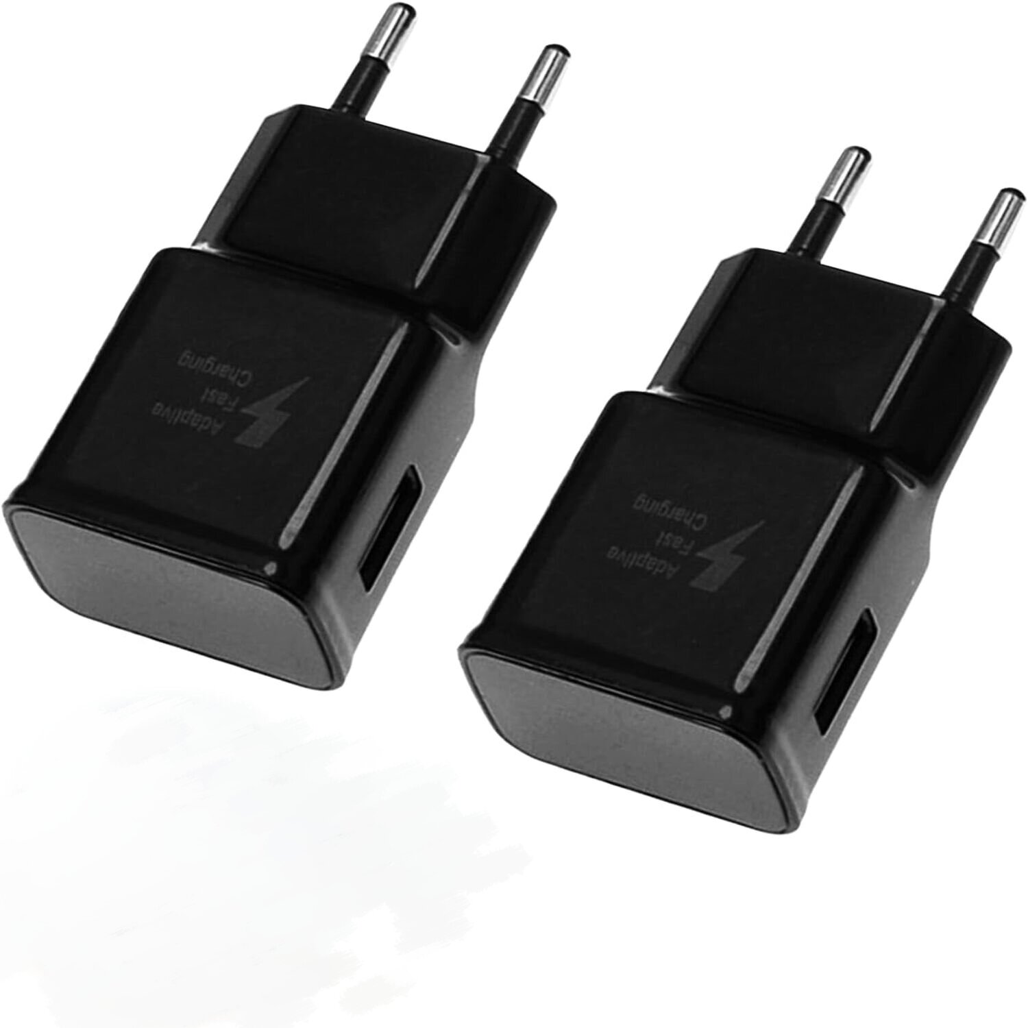 2er-pack 15-w-schnell-usb-ladegerät, Netzteil Für Samsung Galaxy A20e, A51, S10, Intelligenter Wandstecker Mit Schutzfunktion
