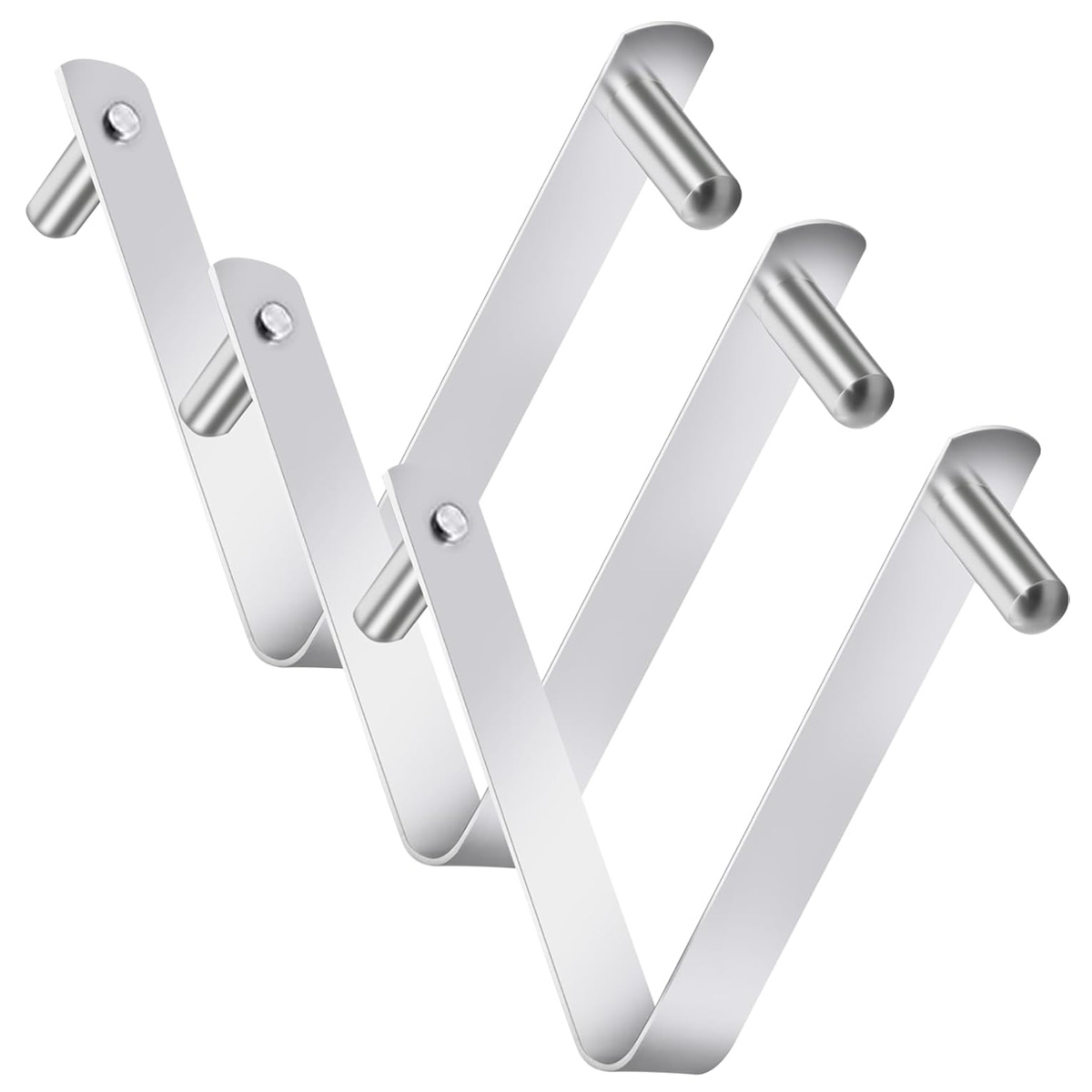 Stück Universelle V-clips Für Poolstangen, Poolbürsten, Poolpfostenclips, Pfostenhaken, Edelstahlclips Mit Doppelstift-federknopf Für Poolzubehör