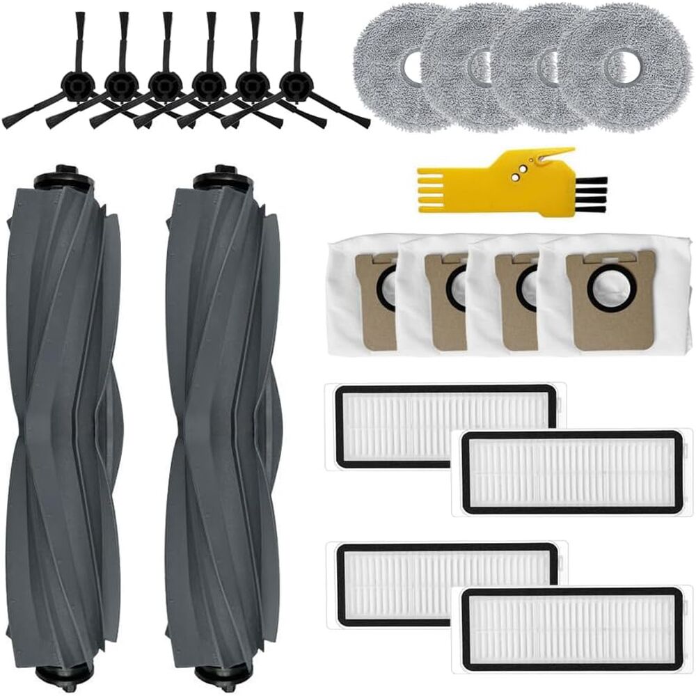 21-teiliges Set, Kompatibel Mit Dem Dreame L20 Ultra Saugroboter: Zubehör Und 2 Hauptbürsten + 4 Filter + 6 Bürsten