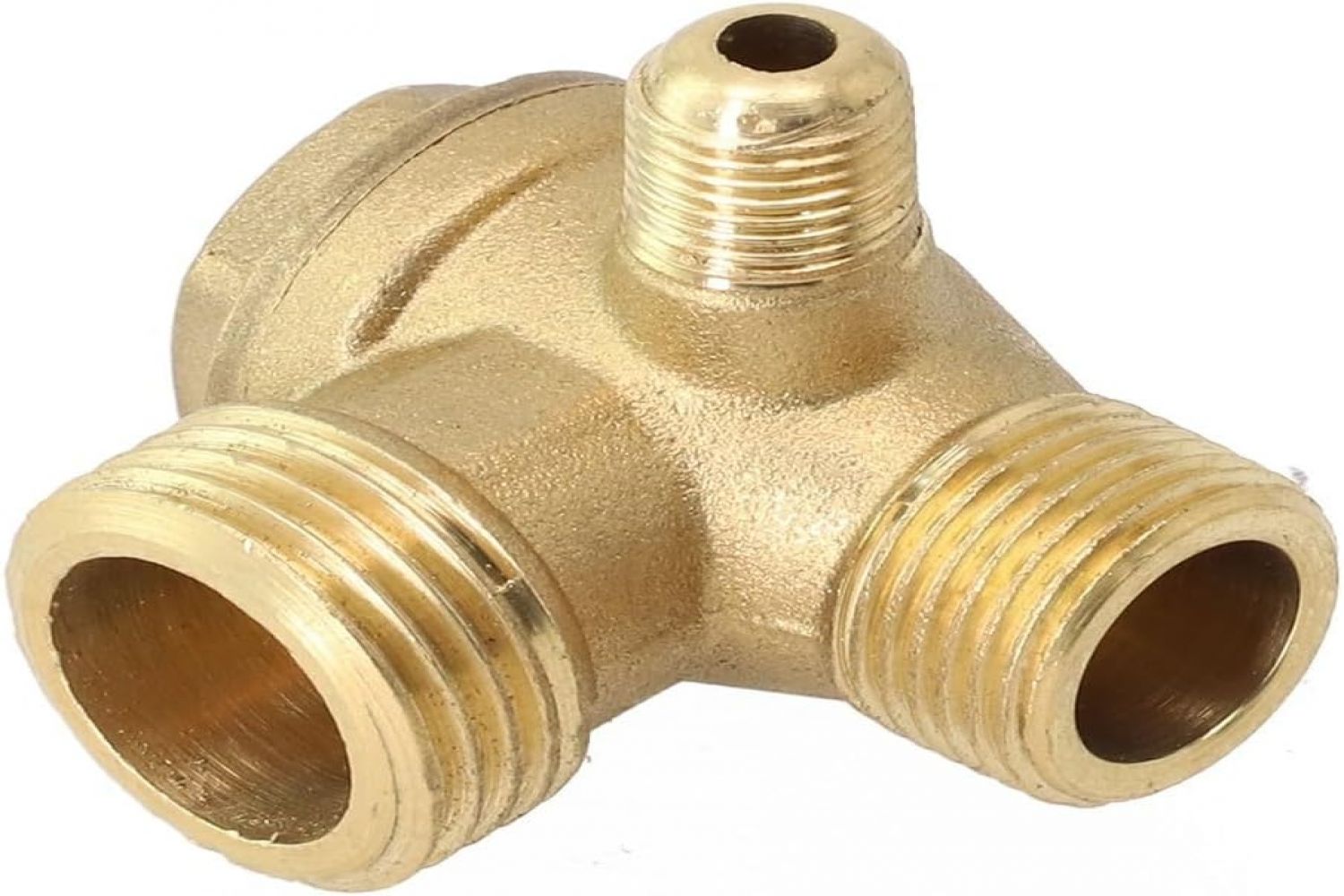1 Messing-rückschlagventil, 3 Gewindeanschlüsse G1/2, G3/8, G1/8, Für Luftkompressor Und Tank