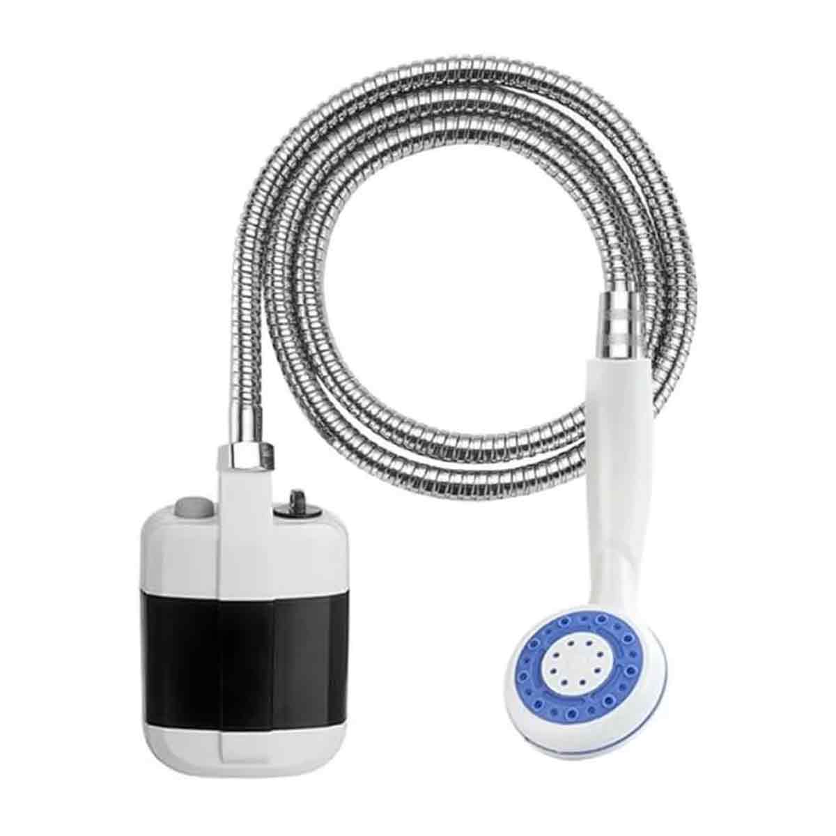 Tragbare Campingdusche, Wiederaufladbare Tragbare Dusche, Duschkopfpumpen-set Für Den Außenbereich Zum Campen, [s560]