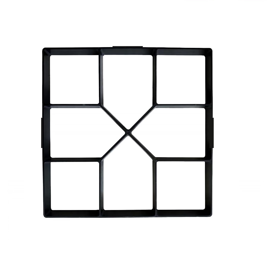 Betonform Zum Gießen Von Gehwegplatten, Wegform Für Selbstgemachte Pflastersteine, 40 X 40 Cm, Für Zementplattenpflasterung Für Einfahrten, Terrassen Und Gärten