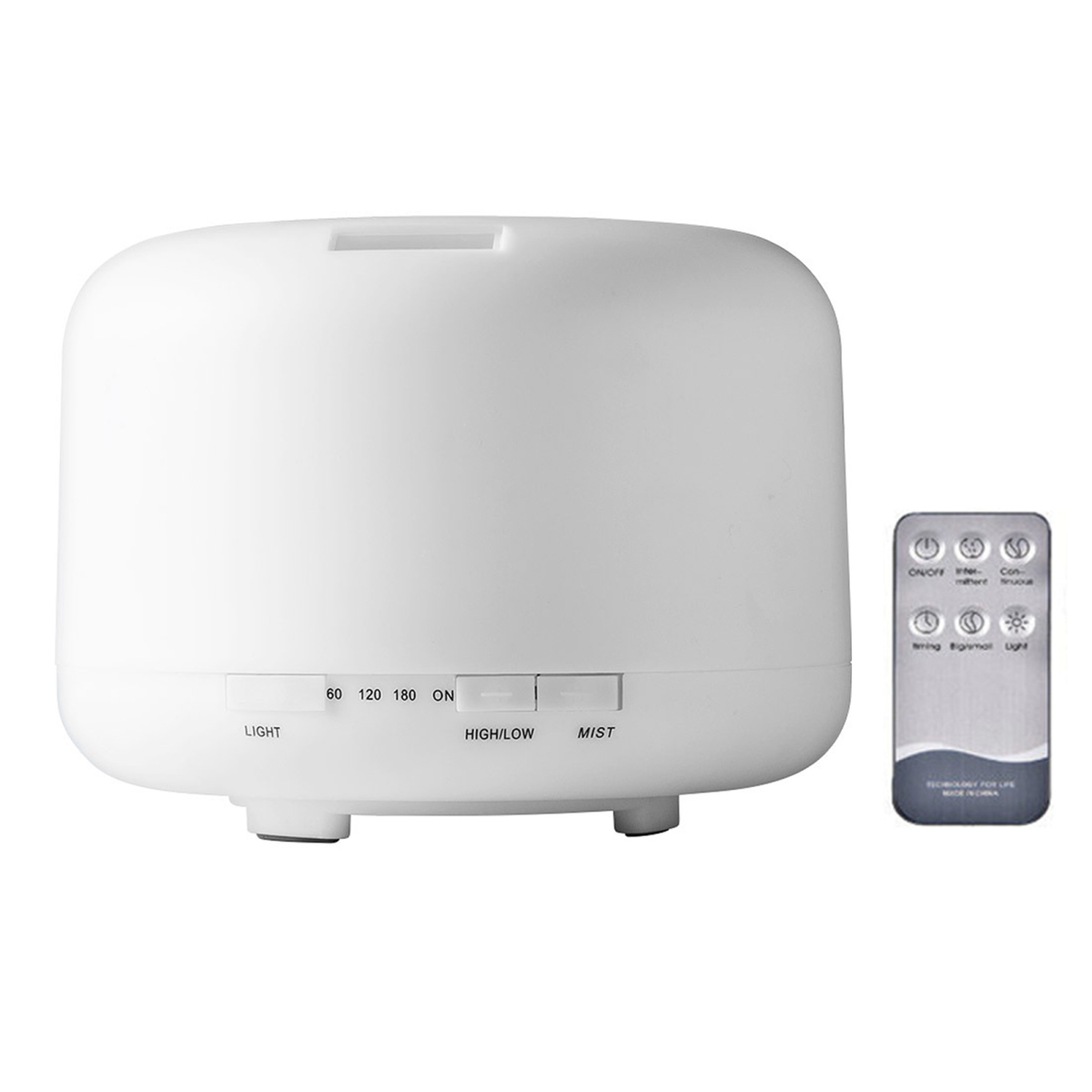 Ultraschall-luftdiffusor Für Ätherische Öle, 500 Ml, Mit Usb-befeuchter, Luftreinigung, Belüftung Und Raumbeleuchtung 4 In 1.