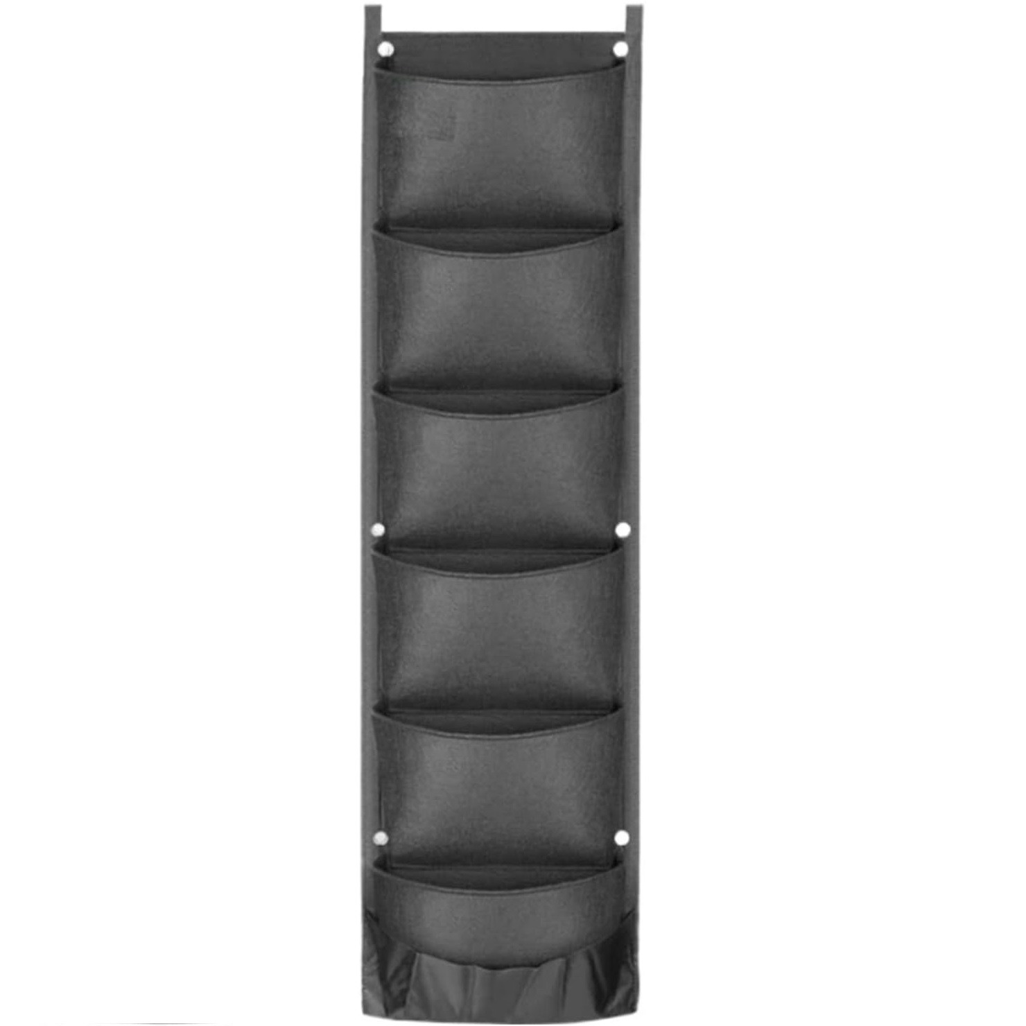 1 Vertikaler, Wandmontierter Pflanzsack Mit 6 Taschen, Für Den Innen- Und Außenbereich, Garten, Zaun, Zuhause