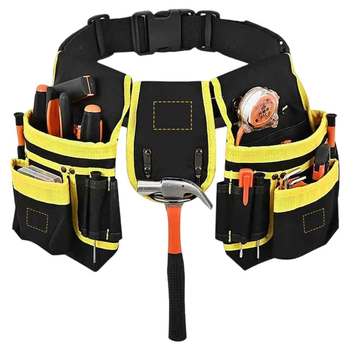Magnetische Werkzeuggürteltasche Mit 26 Fächern Und Hammerhalter, Breit, Abnehmbar Und Verstellbar, Werkzeugtasche Für Männer, Elektriker, Zimmerleute, Bauarbeiter Und Zimmerleute