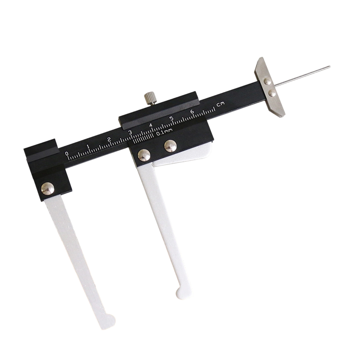 Bremsscheiben-messwerkzeug, 0,1 Mm Genauigkeit, 0–60 Mm Bremsscheiben-messschieber-mikrometer, Metrischer Bremsscheiben-tiefenmesser, Bremsscheiben-tiefenmesser